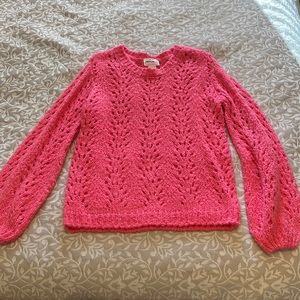 Hot Pink Knitted Sweater